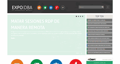 Desktop Screenshot of expodba.com